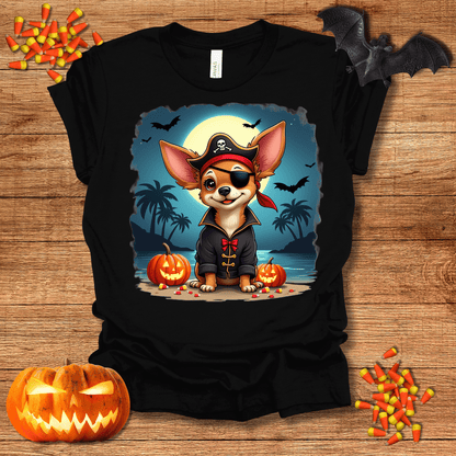 Printify T-Shirt 127_Chihuahua Pirate Halloween Unisex Jersey Short Sleeve Tee