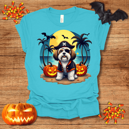 Printify T-Shirt 132_Shih Tzu Pirate Halloween Unisex Jersey Short Sleeve Tee