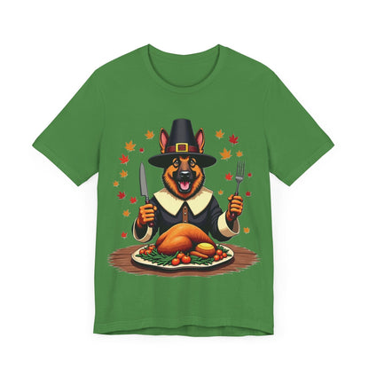 Printify T-Shirt 150_Thanksgiving German Shepherd Tee