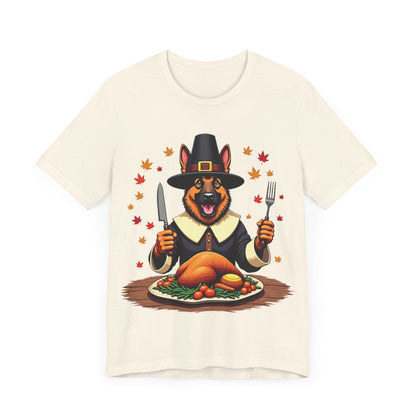 Printify T-Shirt 150_Thanksgiving German Shepherd Tee