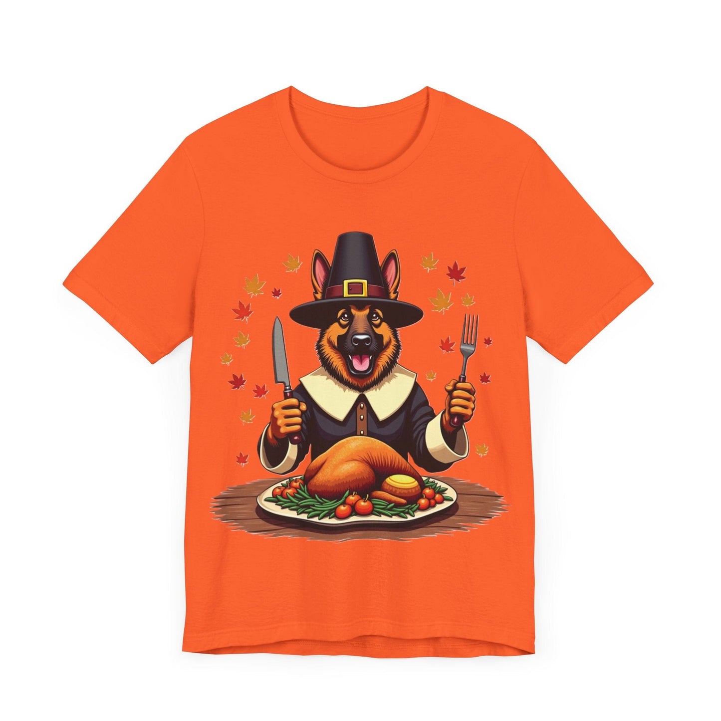 Printify T-Shirt 150_Thanksgiving German Shepherd Tee