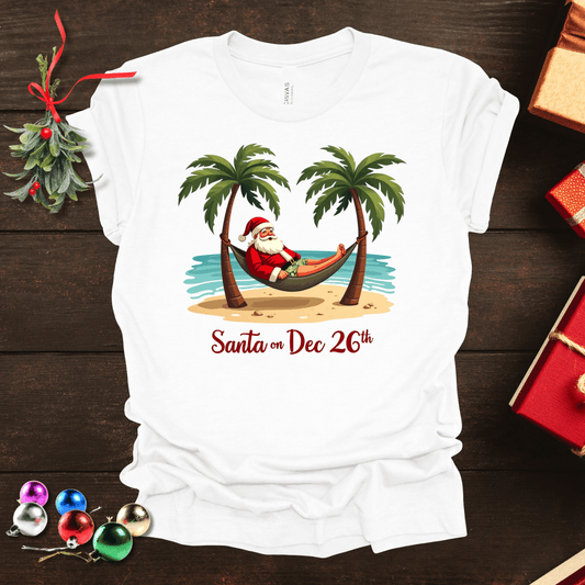 Printify T-Shirt 180_Christmas Santa Hammock Tee