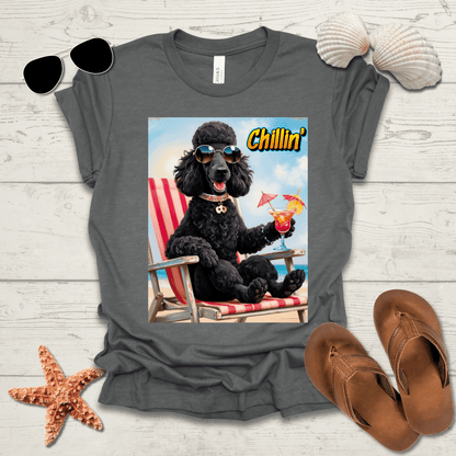 Printify T-Shirt French Poodle Chillin' Unisex Short Sleeve Tee