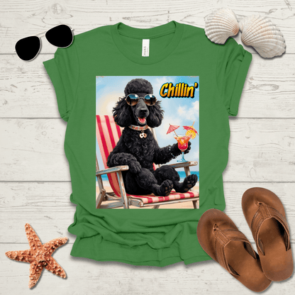 Printify T-Shirt French Poodle Chillin' Unisex Short Sleeve Tee