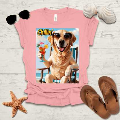 Printify T-Shirt Golden Retriever Chillin' Unisex Jersey Short Sleeve Tee